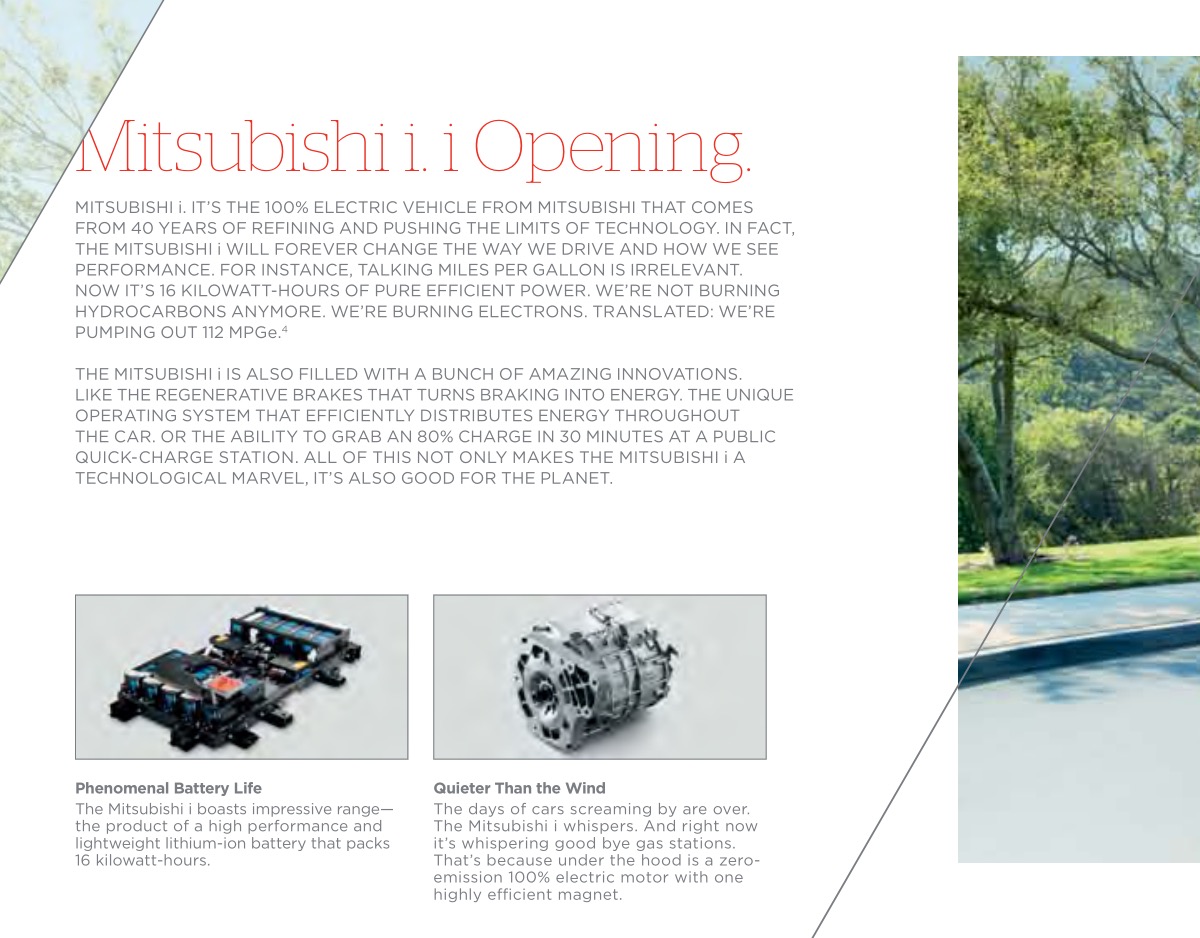2012 Mitsubishi Full Line Brochure Page 3